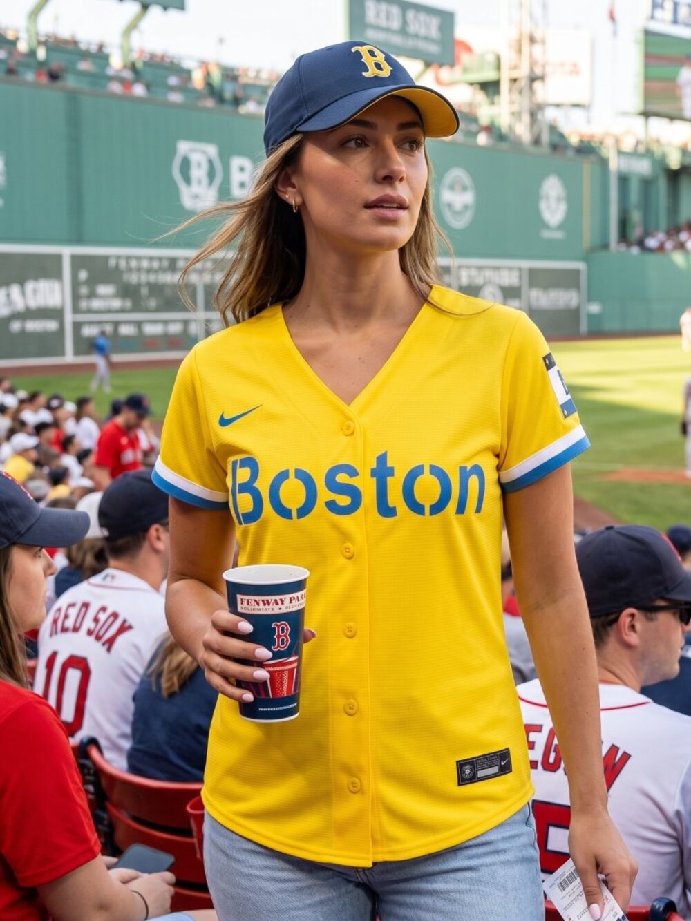 Nike Boston Red Sox City Connect Replica Player Jersey #11: Rafael Devers - MED